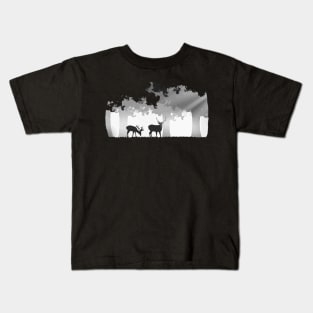 Deer and Forest Kids T-Shirt